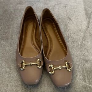 Nordstrom horsebit flats size 10